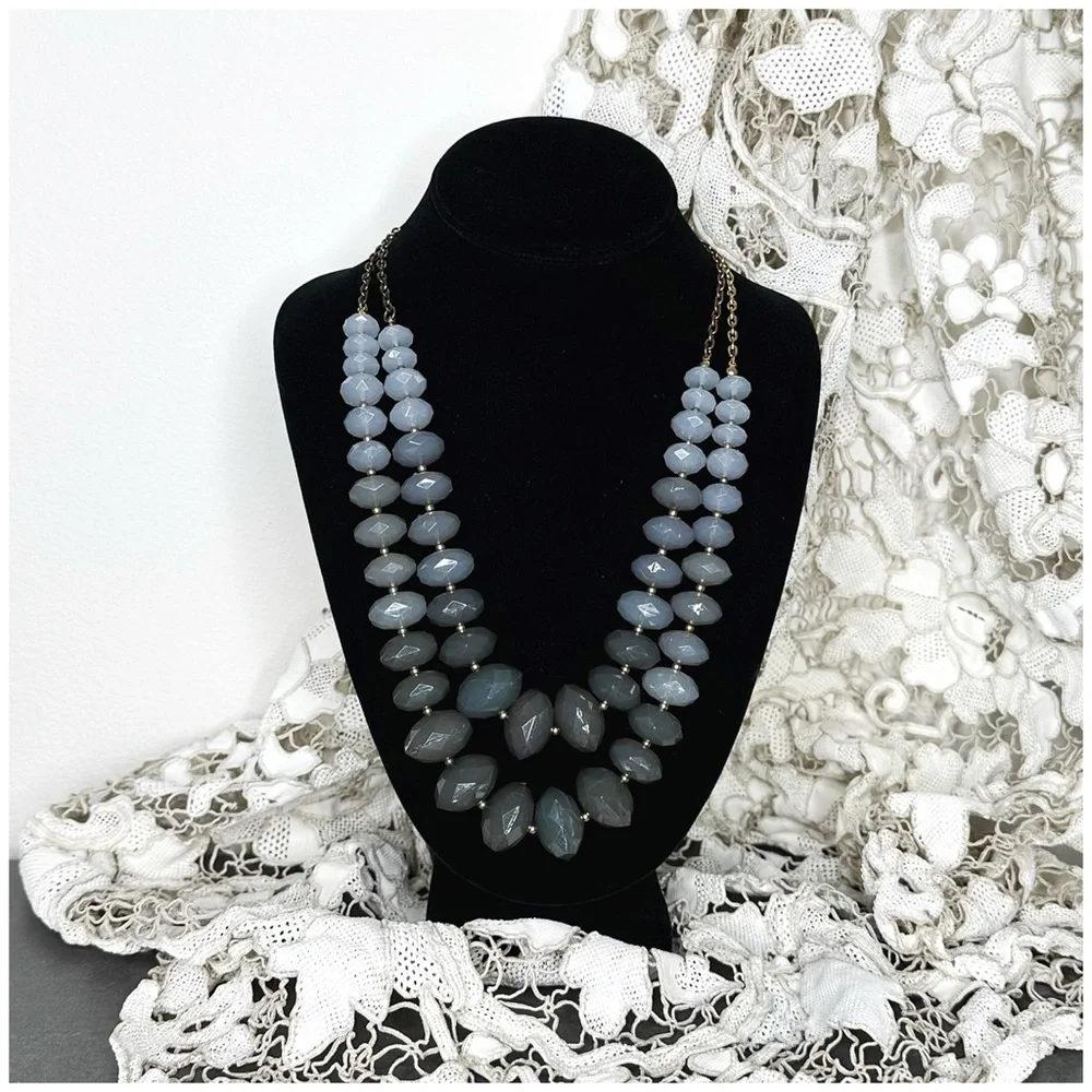 Anthro “Lily Mineral Necklace” - Picture 1 of 15